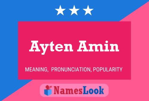 Poster del nome Ayten Amin