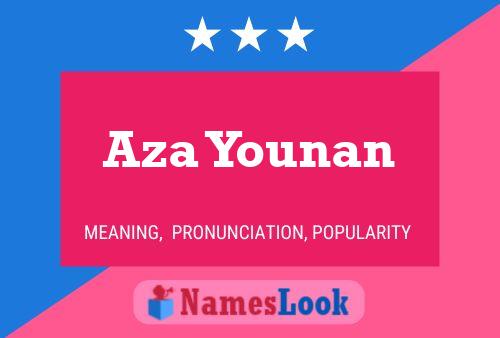 Poster del nome Aza Younan