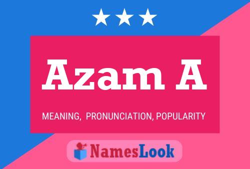 Poster del nome Azam A