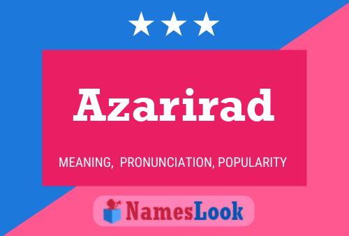 Poster del nome Azarirad