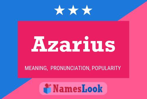 Poster del nome Azarius