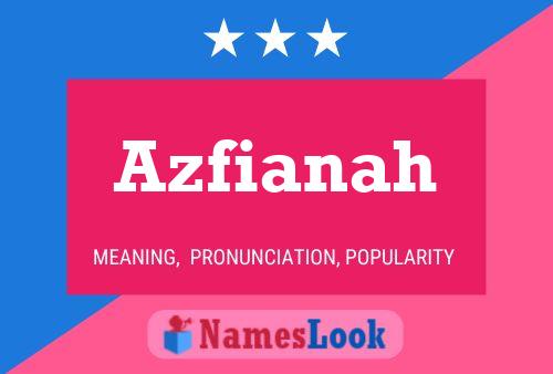 Poster del nome Azfianah