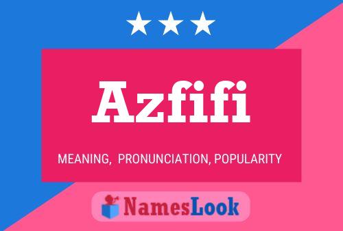 Poster del nome Azfifi