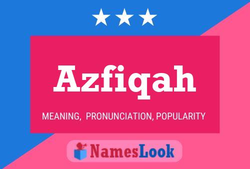 Poster del nome Azfiqah