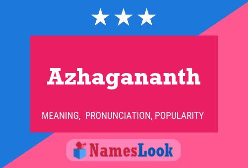 Poster del nome Azhagananth