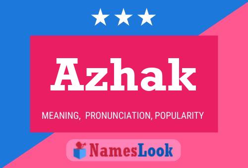 Poster del nome Azhak