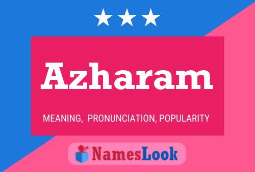 Poster del nome Azharam