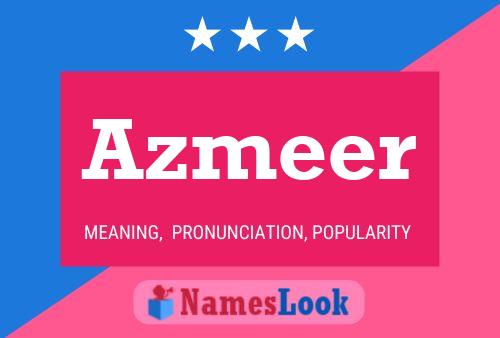 Poster del nome Azmeer