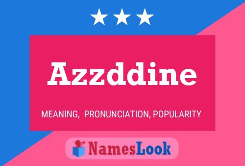 Poster del nome Azzddine