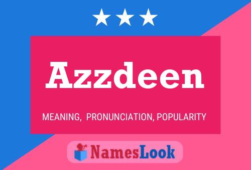 Poster del nome Azzdeen