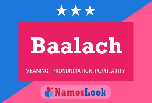 Poster del nome Baalach