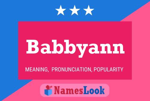 Poster del nome Babbyann