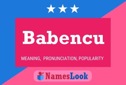 Poster del nome Babencu