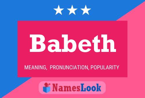 Poster del nome Babeth