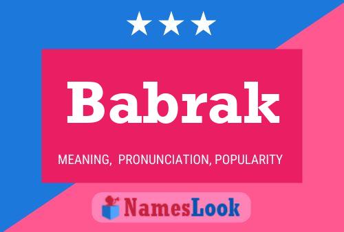 Poster del nome Babrak