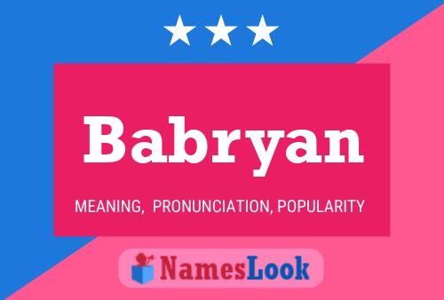 Poster del nome Babryan