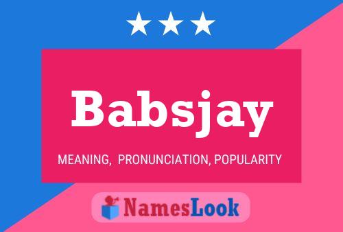 Poster del nome Babsjay