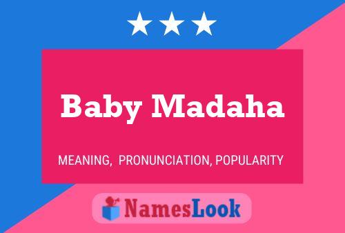 Poster del nome Baby Madaha