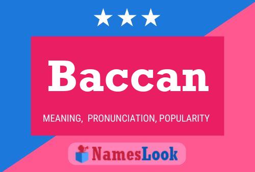 Poster del nome Baccan