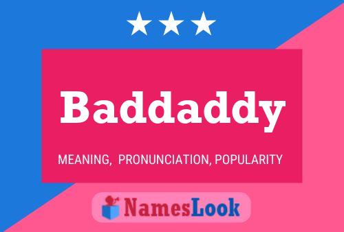 Poster del nome Baddaddy