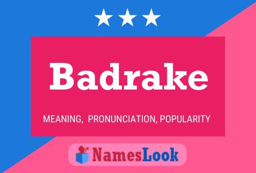 Poster del nome Badrake