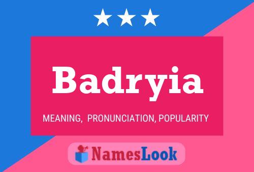 Poster del nome Badryia