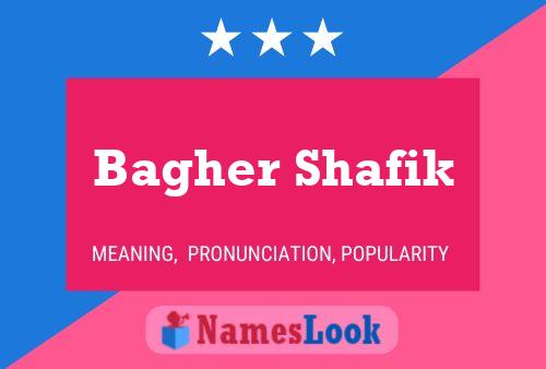 Poster del nome Bagher Shafik