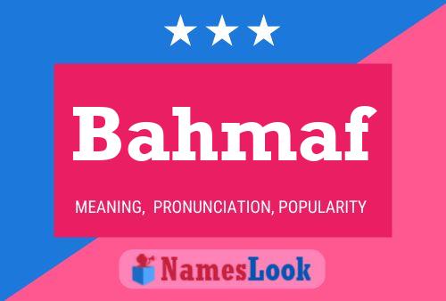 Poster del nome Bahmaf