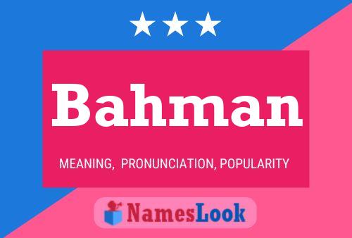 Poster del nome Bahman