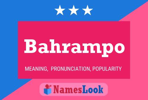 Poster del nome Bahrampo