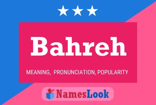 Poster del nome Bahreh