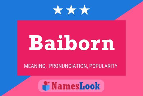 Poster del nome Baiborn