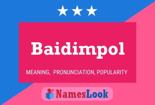 Poster del nome Baidimpol