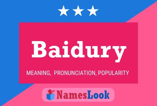 Poster del nome Baidury