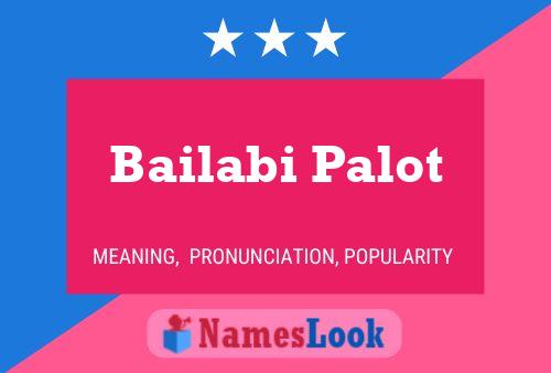 Poster del nome Bailabi Palot