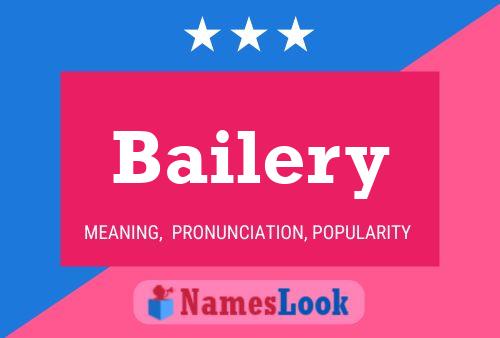 Poster del nome Bailery