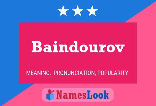 Poster del nome Baindourov