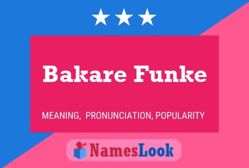 Poster del nome Bakare Funke