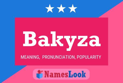 Poster del nome Bakyza