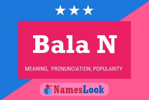 Poster del nome Bala N