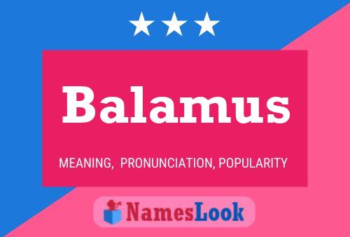 Poster del nome Balamus