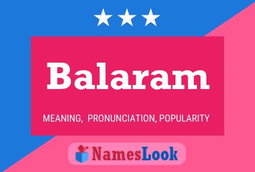 Poster del nome Balaram