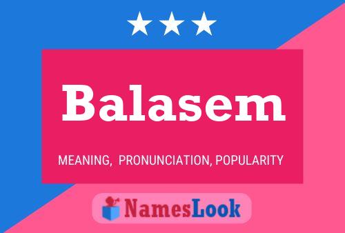 Poster del nome Balasem