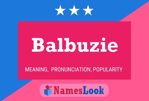 Poster del nome Balbuzie