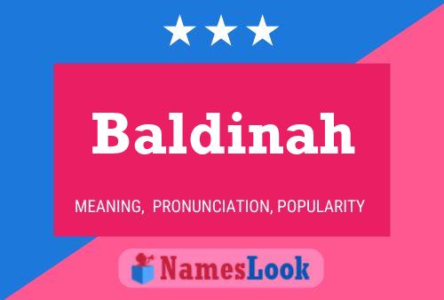 Poster del nome Baldinah