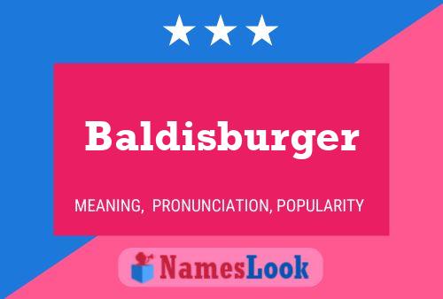 Poster del nome Baldisburger