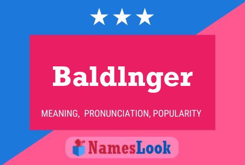 Poster del nome Baldlnger