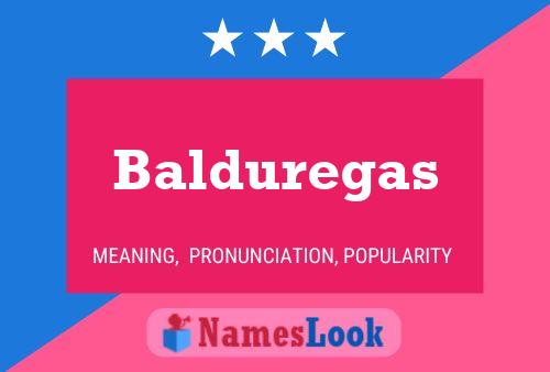 Poster del nome Balduregas