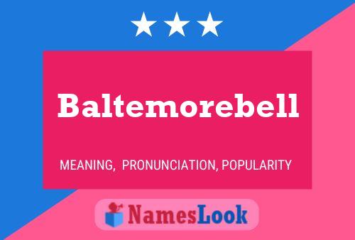 Poster del nome Baltemorebell