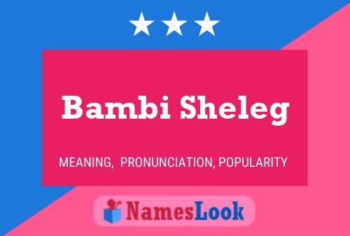 Poster del nome Bambi Sheleg